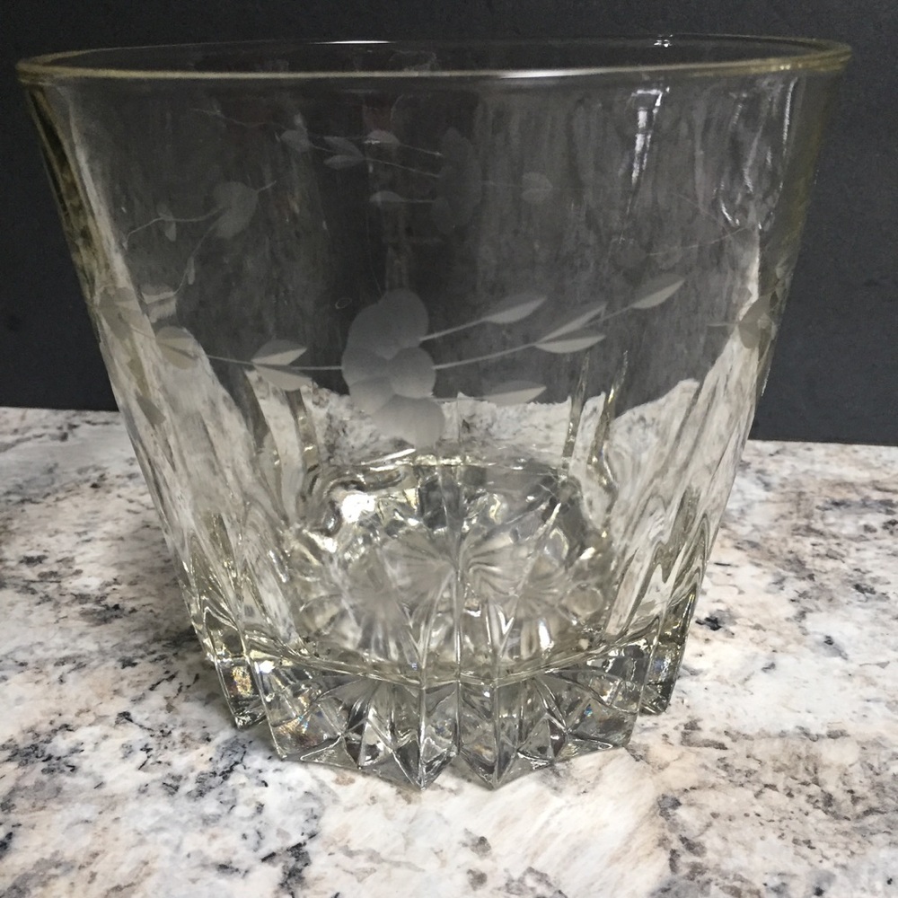 Princess house heritage pattern ice bucket